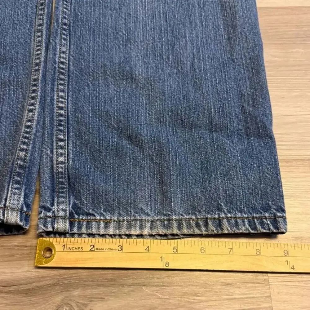 Levi's 569 Loose Straight Leg Medium Wash Denim Jeans 34x32